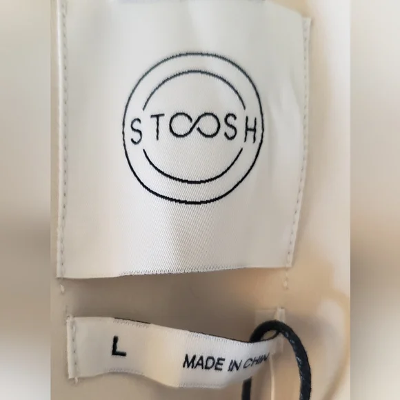 Stoosh Women's Ivory Seude Like Jacket - Picture 5 of 10